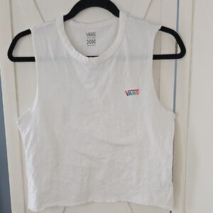 New Vans Women's Classic White Muscle Tee
